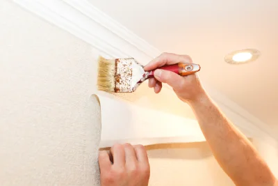 Pose de papier peint à Mornans — revêtements muraux et toiles de verre